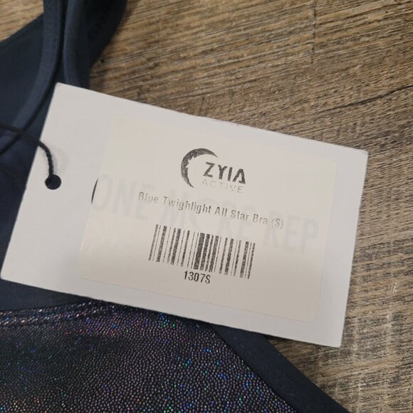 ZYIA | Active All Star Sports Bra Blue Twilight | Sz. S - Picture 5 of 9